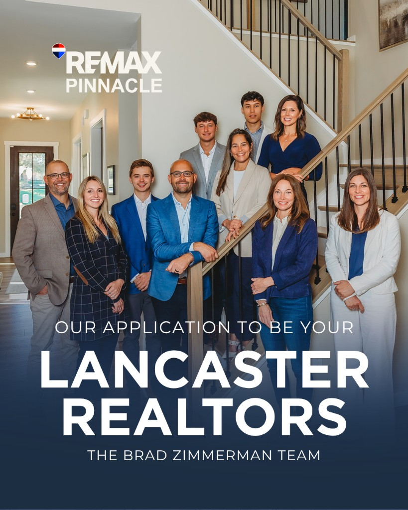 Brad Zimmerman Team social post: Our application to be your Lancaster realtors